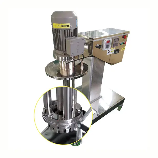 Emulsionante omogeneizzante ad alto taglio con sollevamento elettrico