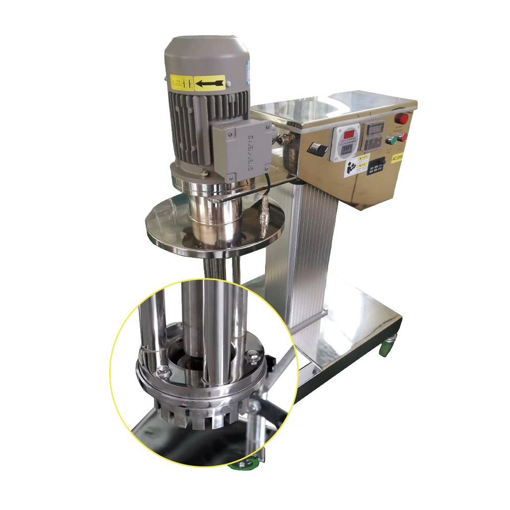 Emulsionante omogeneizzante ad alto taglio con sollevamento elettrico