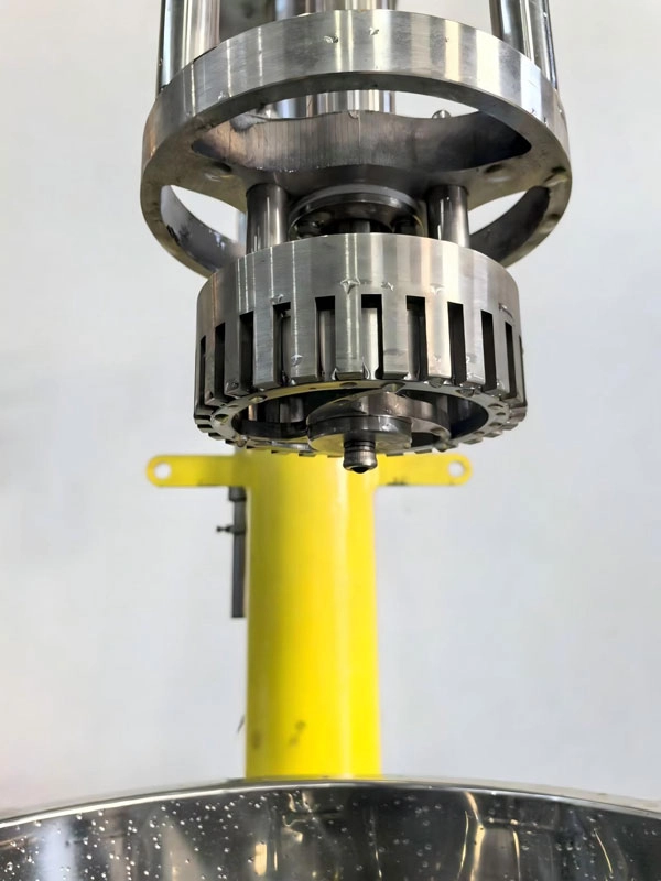 Emulsionante omogeneizzante ad alto taglio con sollevamento idraulico