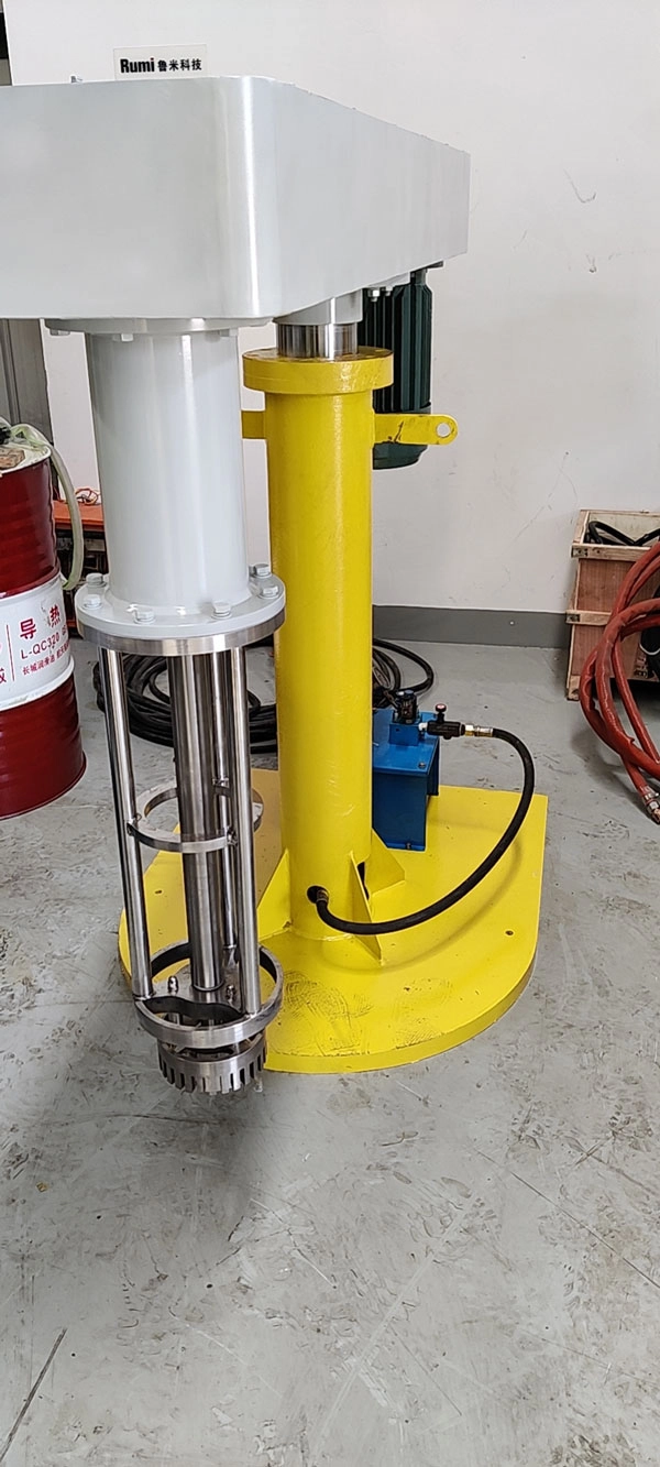 Emulsionante omogeneizzante ad alto taglio con sollevamento idraulico