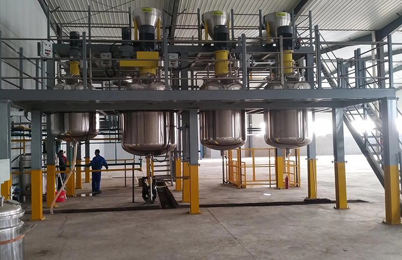 Linea di produzione completa di vernici industriali a base acqua