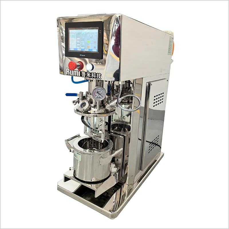 Dispersore coassiale sottovuoto da laboratorio da 2 litri con raschiatore in PTFE